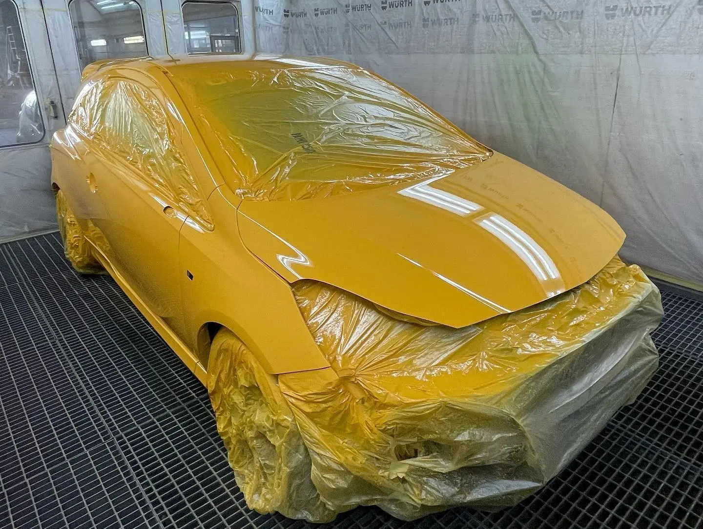 Coche antes y después